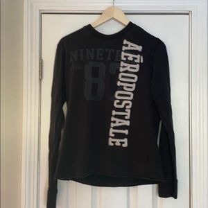 Mens black long sleeve shirt